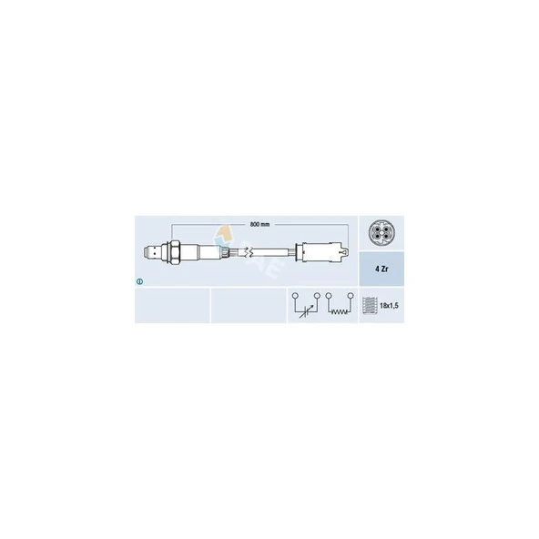 11781739845 LAMBDA SENSÖRÜ BMW E36 38 46 53 97- Kampanya FAE-77237