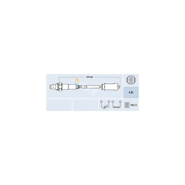 11 78 7 506 539 LAMBDA SENSÖRÜ BMW N42 46 62 01- Kampanya FAE-77326