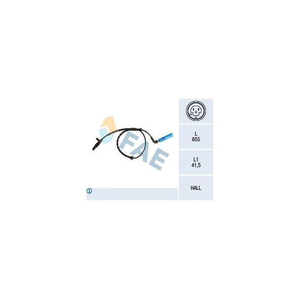 34526756380 ABS SENSÖRÜ ARKA BMW M54 E53 00-06 Kampanya FAE-78261 ürün görseli 1