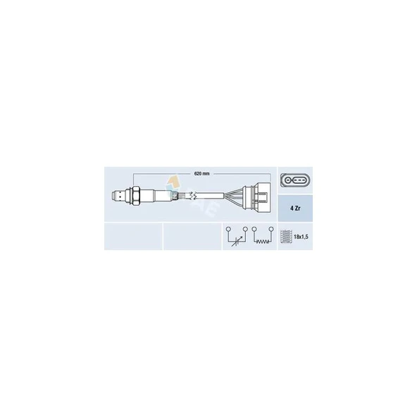 030 906 265 AE LAMBDA SENSÖRÜ VAG A4 A6 CAD2 GO3-4 PAS PO3 91- Kampanya FAE-77131