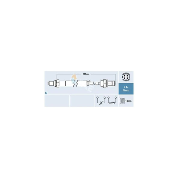 11787570481 LAMBDA SENSÖRÜ BMW N46 07- Kampanya FAE-77491 - 1