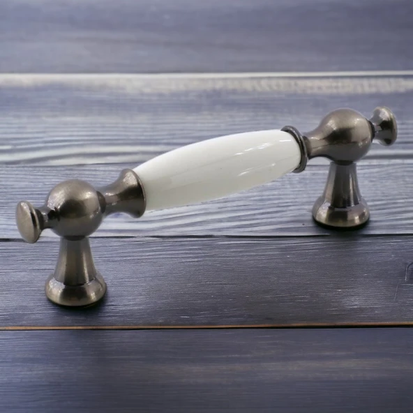 Arnas Antik Nikel Metal Kulp 96 mm Mobilya Çekmece Mutfak Dolabı Dolap Kapak Kulpları Kulb Kulpu - Resim 4