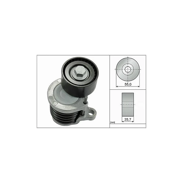 651 200 24 70 GERGİ KÜTÜĞÜ M.BENZ 172 205 222 253 907 910 14- Kampanya INA-534059110 ürün görseli