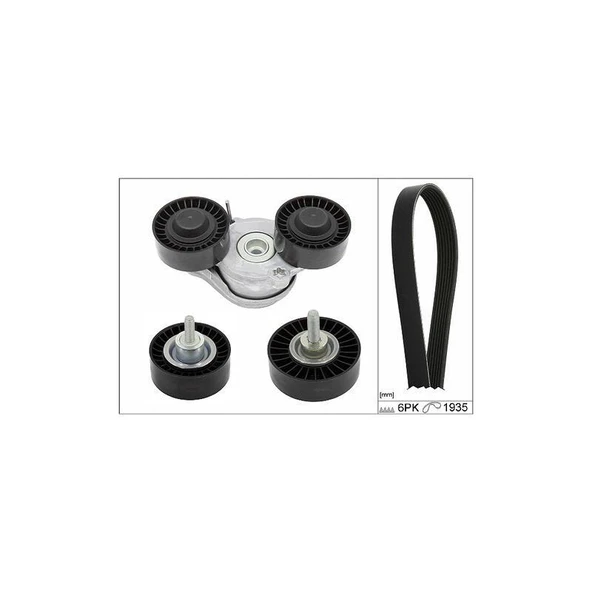 GPLA6C301EA V KAYIŞ SETİ LAND SPORT DİSC4 EVOQUE VELAR 14- INA-529042610