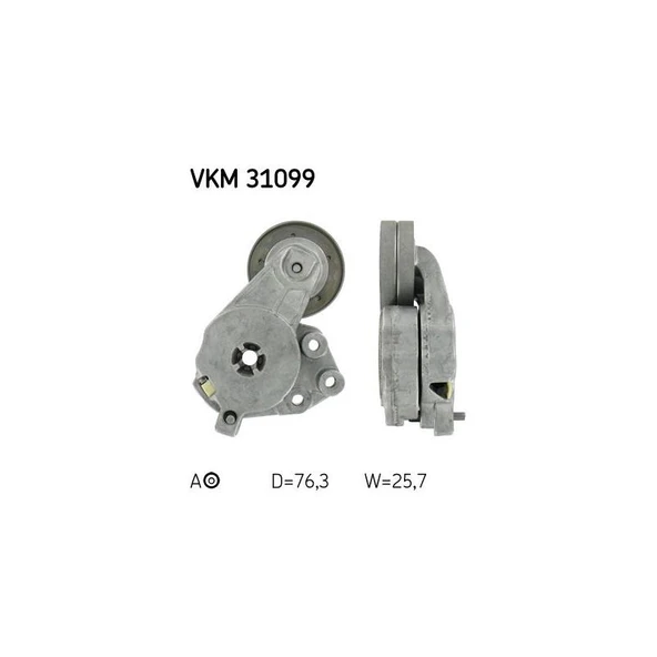 03C 145 299 J GERGİ KÜTÜĞÜ VAG GO5 JET PAS TİGUAN A3 1.2 1.4TSİ 04-13 VKM31099 ürün görseli