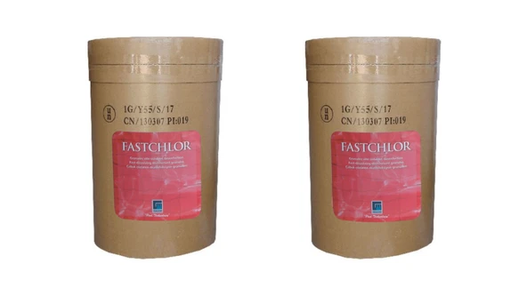 2 ADET Gemaş FASTCHLOR 50 Kg (100 KG) %56 Aktif Toz Klor Stabilize Diklor Granül - %56 Chlorine Granular-ToptancıyızBiz ürün görseli