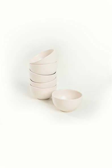 Mat Beyaz Bulut Çerezlik / Sosluk 8 Cm 6 Adet - 3