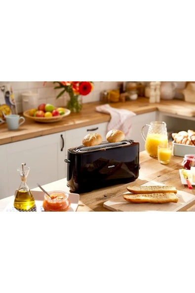 Philips Daily Collection HD2590/90 Siyah Ekmek Kızartma Makinesi - 3