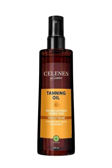 Herbal Bronzlaştırıcı Güneş Yağı 200 ml