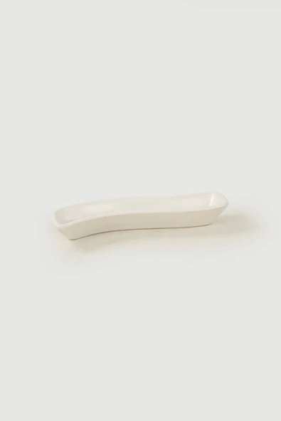 Mat Beyaz İvory Zeytinlik 18 Cm 3 Adet - 2
