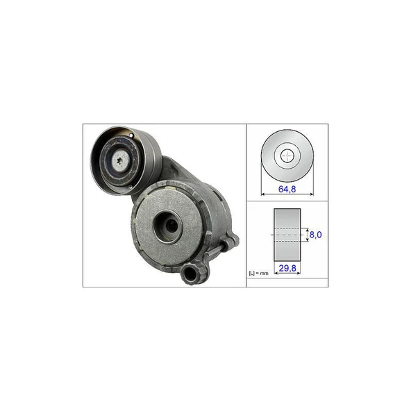 542488 GERGİ KÜTÜĞÜ M.BENZ 166 204 207 212 213 218 222 253 906 09- INA-534050610 ürün görseli