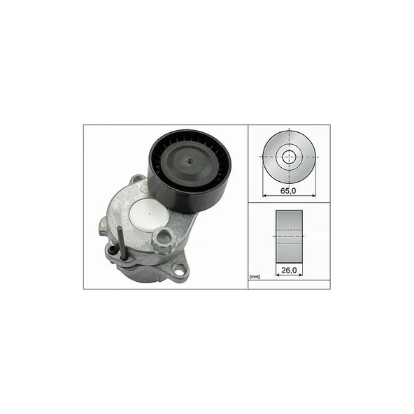 219396 GERGİ KÜTÜĞÜ M.BENZ 166 204 207 218 08- INA-534059210 ürün görseli