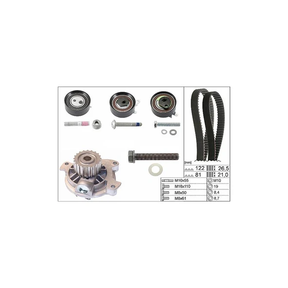 074121004F TRİGER SETİ + DEVİRDAİM VAG T4 LT28-35.46 96- INA-530048430 ürün görseli