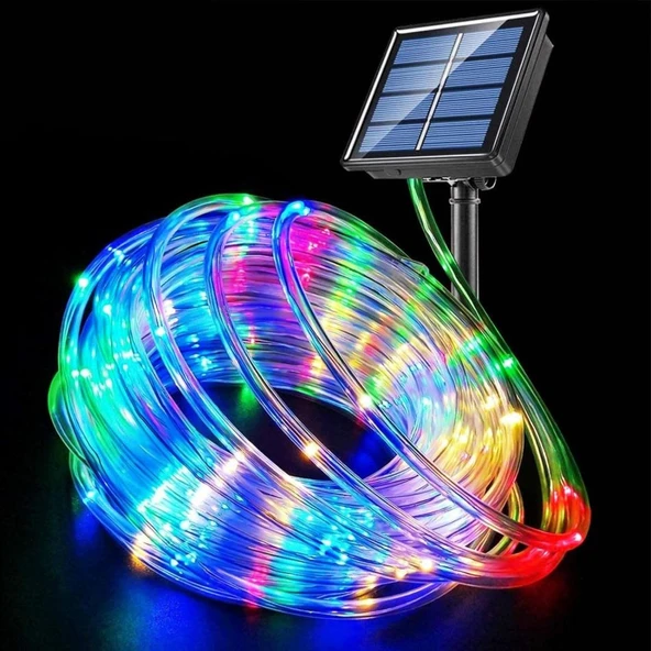 100 Led 10 M Solar Led Işık RGB MZ51