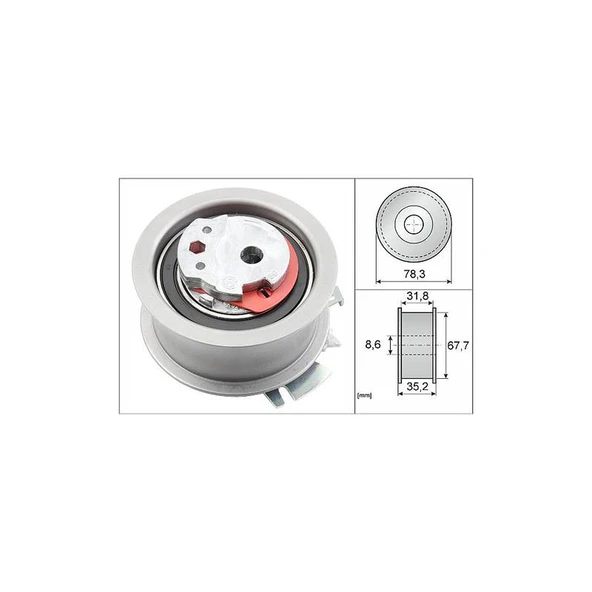 03G109243 GERGİ RULMANI VAG A3 A4 A6 GO5 JET3 PAS 03- INA-531062830 ürün görseli