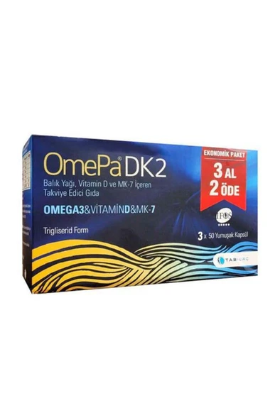 Omepa DK2 50 Kapsül 3 Al 2 Öde