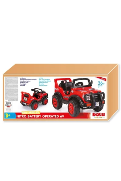 Dolu Nitro 8069 6 V Akülü Jeep - 4