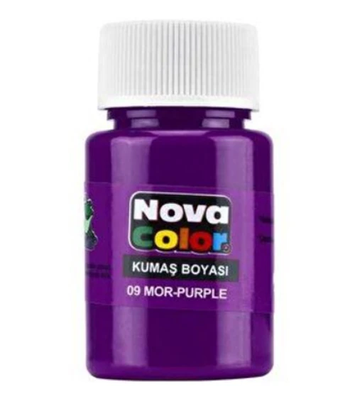 Nova Color Kumaş Boyası 35 Cc Mor - 4 adet
