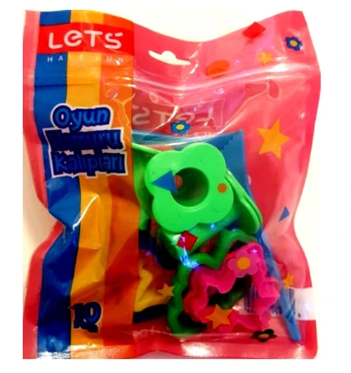 Lets Oyun Hamuru Kalıbı 10 Parça L8417 - 2 adet