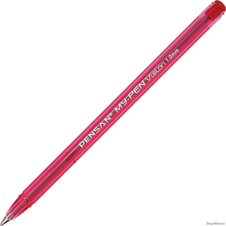 Pensan My-Pen Tükenmez Kalem Kırmızı - 5 adet
