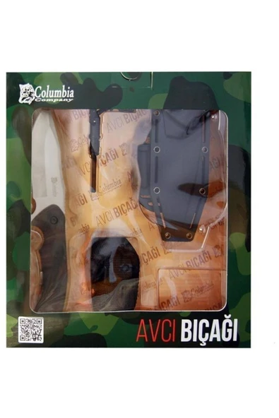 Columbia Avcı Bıçağı Sert Kılıflı Ve Magnezyum Cubuğu Kemer Aparatlı - 4