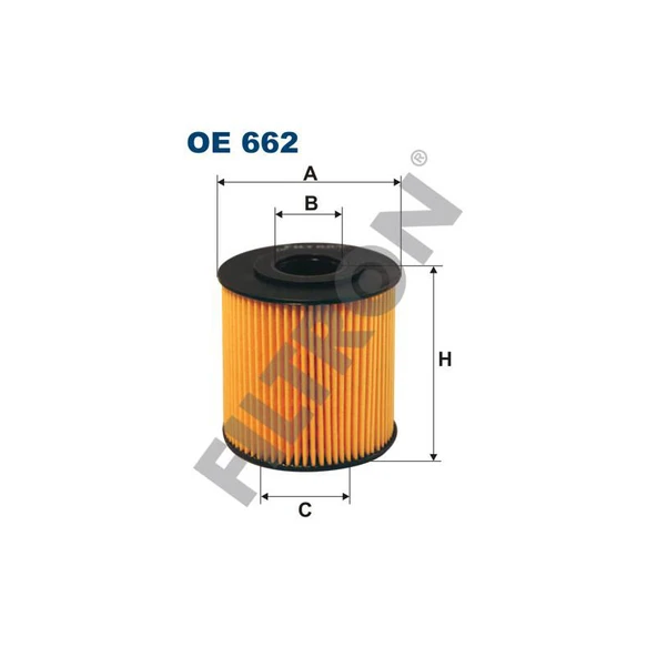 1275810-8 YAĞ FİLTRESİ VOLVO C70 S40 S60 S70 S80 V40 V70 XC70 XC90 95- OE662