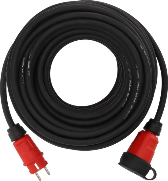 Brennenstuhl Profesyonel Serisi IP44 Lisanslı Dış Mekan ve Araç Şarjına Uygun 25 Metre Uzatma Kablosu 5 Yıl Garantili H07RN-F 3G2.5 ürün görseli