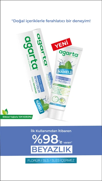 Doğal Yoğun Naneli Florürsüz Ferah Nefes Diş Macunu 100 Ml - 3