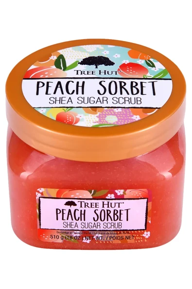 Tree Hut Peach Sorbet Shea Sugar Scrub Vücut Peelingi 510GR - 4