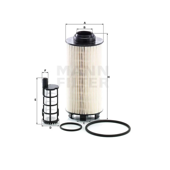 936 090 36 55 YAKIT FİLTRESİ TKM LKW M.BENZ ACTROS2 AROCS ATEGO3 CITARO SETRA PU8010/1-2X ürün görseli