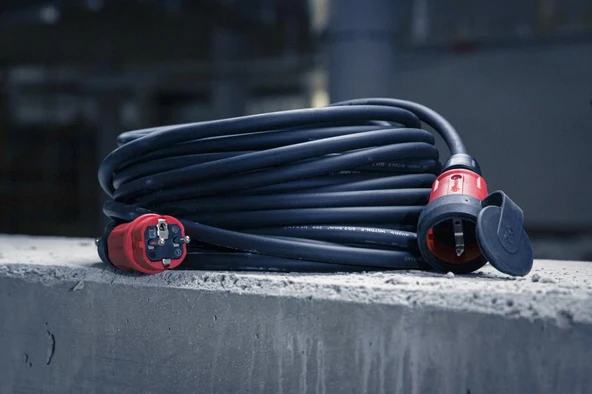 Brennenstuhl Profesyonel Serisi IP44 Lisanslı Dış Mekan ve Araç Şarjına Uygun 25 Metre Uzatma Kablosu 5 Yıl Garantili H07RN-F 3G2.5 - Resim 5