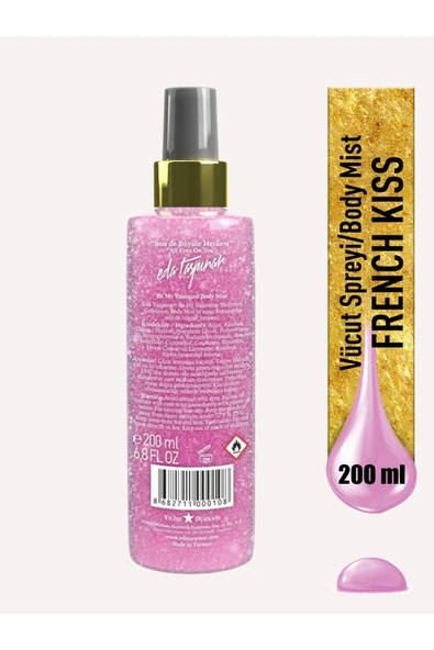 Eda Taşpınar French Kiss Body Mist Vücut Spreyi - 200 Ml - Resim 2