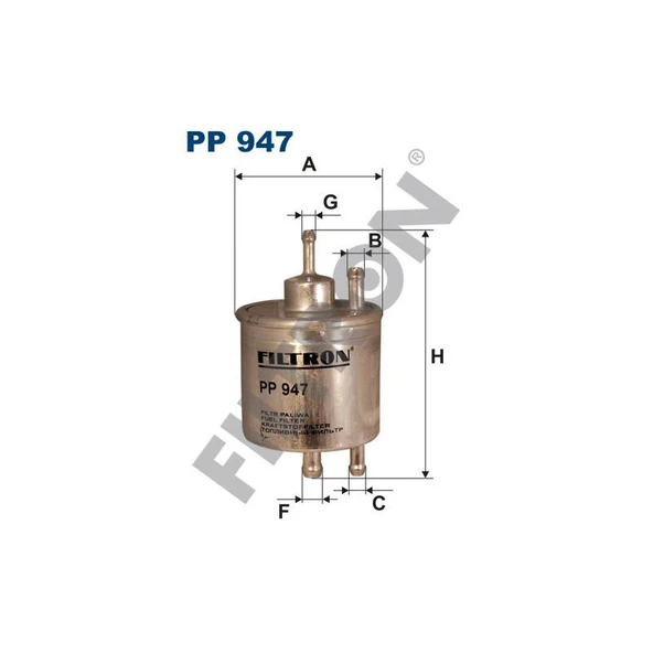 24773801 YAKIT FİLTRESİ M.BENZ 168 414 97- PP947 ürün görseli