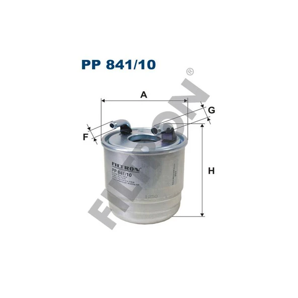 6420901752 YAKIT FİLTRESİ M.BENZ 642 651 07- PP841/10 ürün görseli