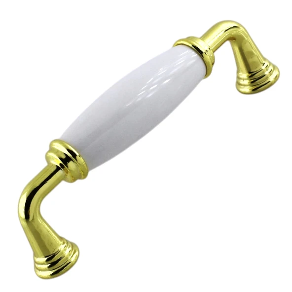 Kapıdağı Porselen Metal Kulp 96 mm Mobilya Çekmece Mutfak Dolabı Dolap Kapak Kulpları Kulb Kulpu - Resim 4