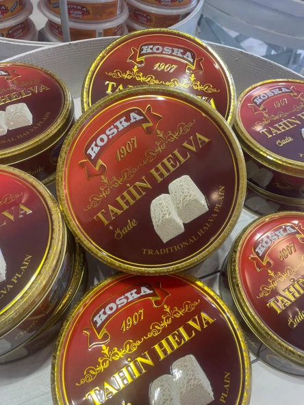 KOSKA TENEKE SADE HELVA 400 GR KOLİ 12 ADET - 4
