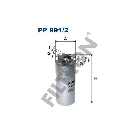4F0127401H YAKIT FİLTRESİ VAG A6 04- PP991/2