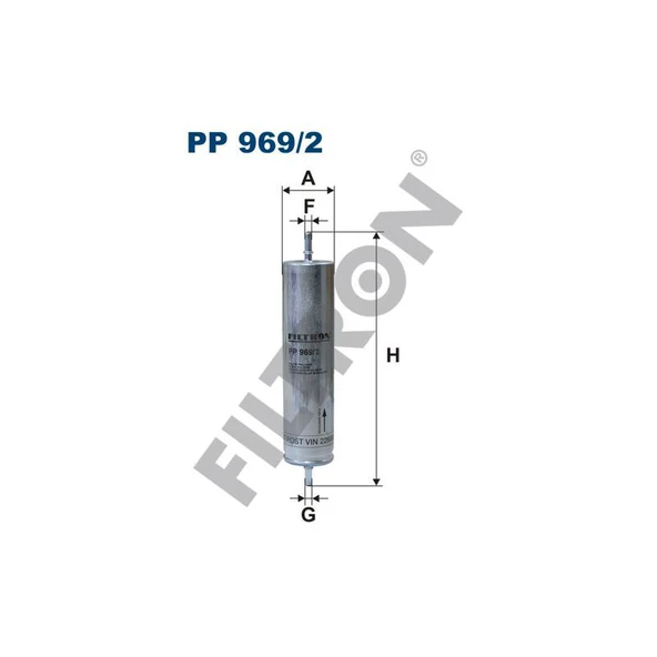 WJN000080 YAKIT FİLTRESİ LAND FREELANDER1 00- PP969/2