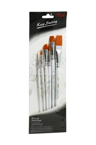 Rich Keep Smile 6'lı Karma Fırça Seti - 2