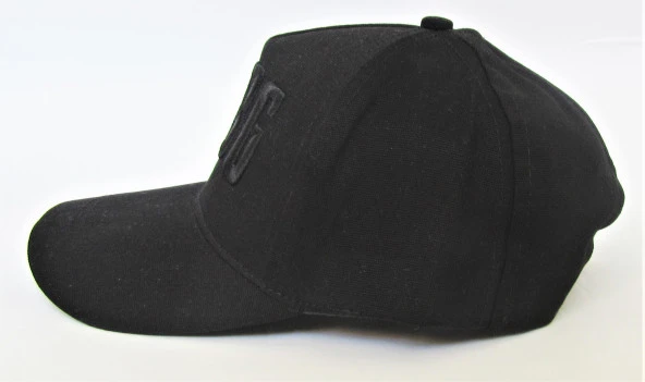 Unisex King Nakışlı Spor Siyah Şapka - Resim 2