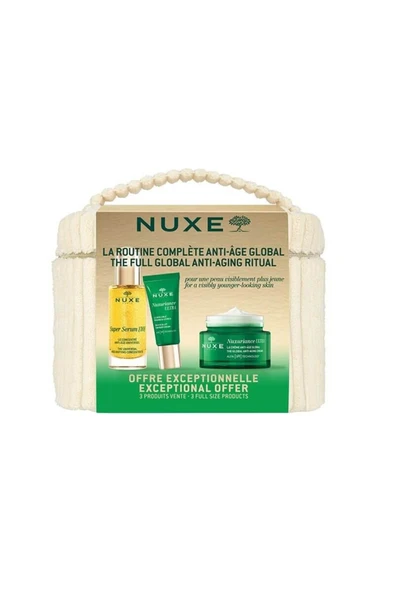 Nuxe Nuxuriance Ultra Yaşlanma Karşıtı Bakım Seti - Serum 30 ml + Göz ve Dudak Kremi 15 ml + Yüz Kremi 50 ml ürün görseli 1