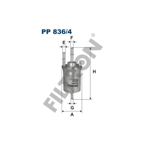 6Q0201051A YAKIT FİLTRESİ VAG A3 TT CAD 3-4 GO5-6 JET3-4 PO4-5 03- PP836/4