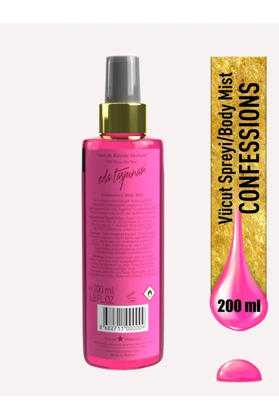 Confessions Body Mist Vücut Spreyi 200ml. - 2