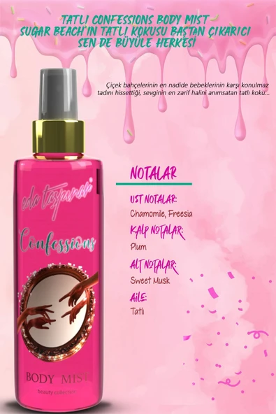 Confessions Body Mist Vücut Spreyi 200ml. - 3