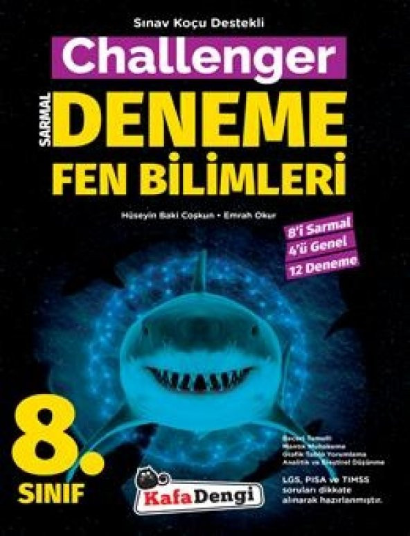 Kafadengi 8. Sınıf Lgs Fen Bilimleri 12 Li Challenger Denemesi 2023 ürün görseli