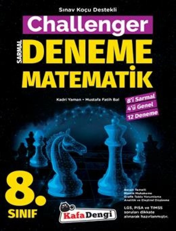 Kafadengi 8. Sınıf Lgs Matematik 12 Li Challenger Denemesi 2023 ürün görseli
