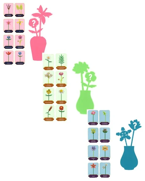 Ctoys Surprise Flower Building Block 3lü Set - Resim 2