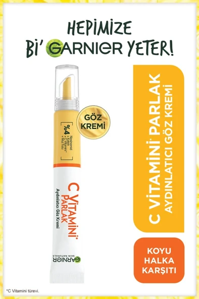 Garnier C Vitamini Parlak Aydınlatıcı Göz Kremi 15ml