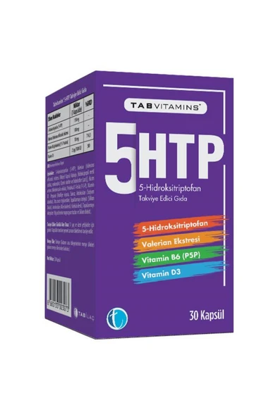 Tabvitamins 5HTP 30 Kapsül