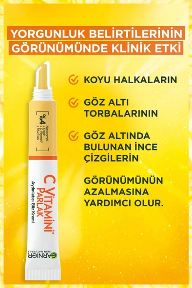 Garnier C Vitamini Parlak Aydınlatıcı Göz Kremi 15ml - 3